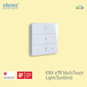KNX eTR becomes push-button series: Fresh design for price-conscious KNX building projects